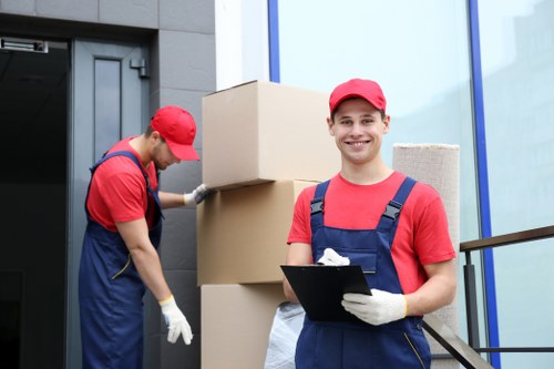 Professional removal companies in Battersea handling a residential move