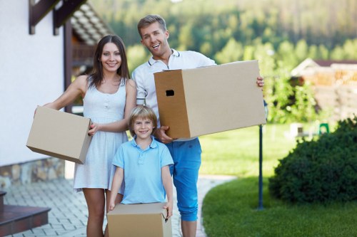 Careful furniture protection during Battersea house removals