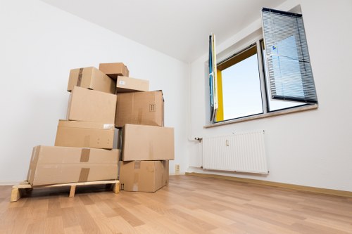 Professional team removing furniture from a Battersea property