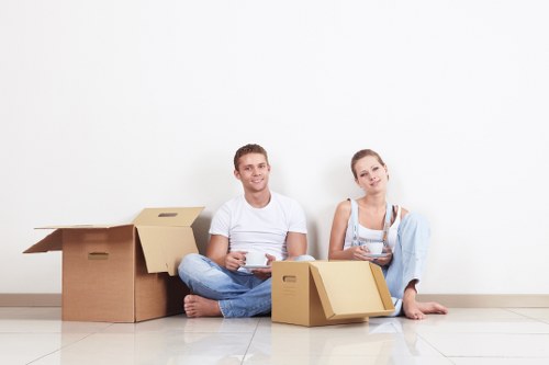 Different box types used for packing in Battersea homes and offices
