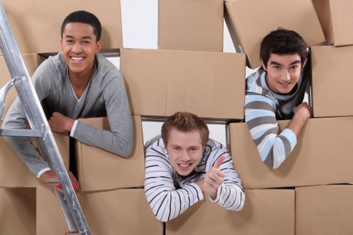 Moving boxes and packing materials for Battersea house removals
