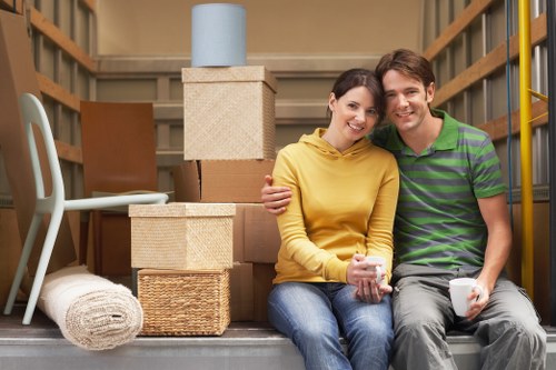 Charity donation of reusable furniture from a Battersea clearance
