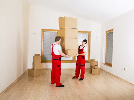 Packed student belongings ready for a Battersea move